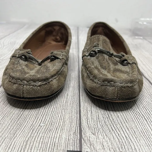 🔹 Donald J Pliner Sparkle Cheetah Loafers