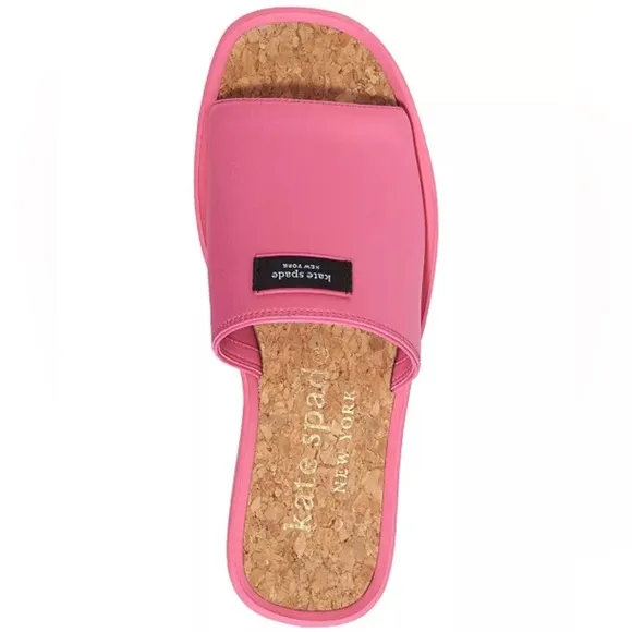 🆕 KATE SPADE New York Spree Slide Sandals Pink size 7 Womens NWT