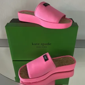 🆕 KATE SPADE New York Spree Slide Sandals Pink size 7 Womens NWT