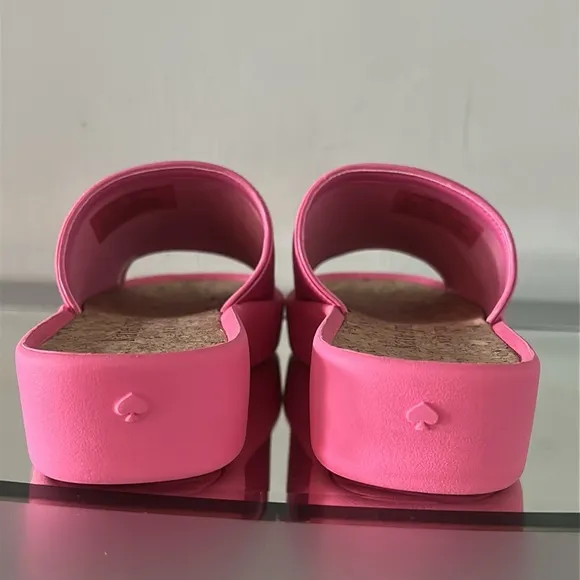 🆕 KATE SPADE New York Spree Slide Sandals Pink size 7 Womens NWT