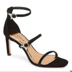 - Ted Baker🍂🍁three strap black suede heels 38