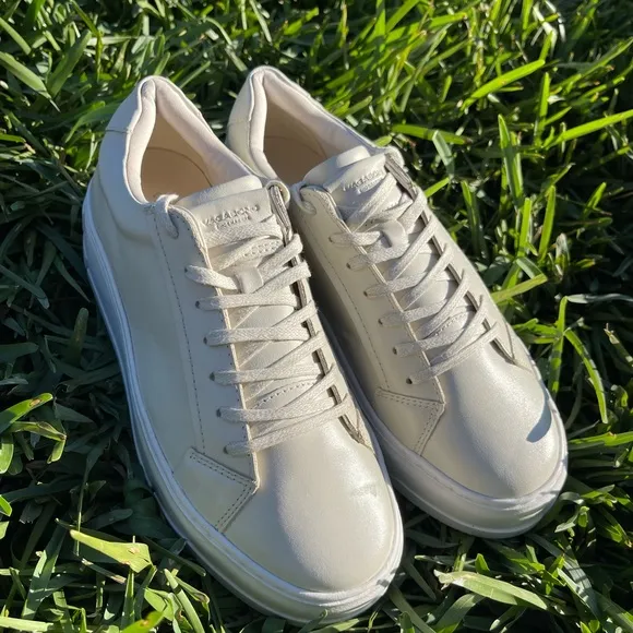 - VAGABOND Judy platform Sneakers cream leather size 37 US 7 women $160