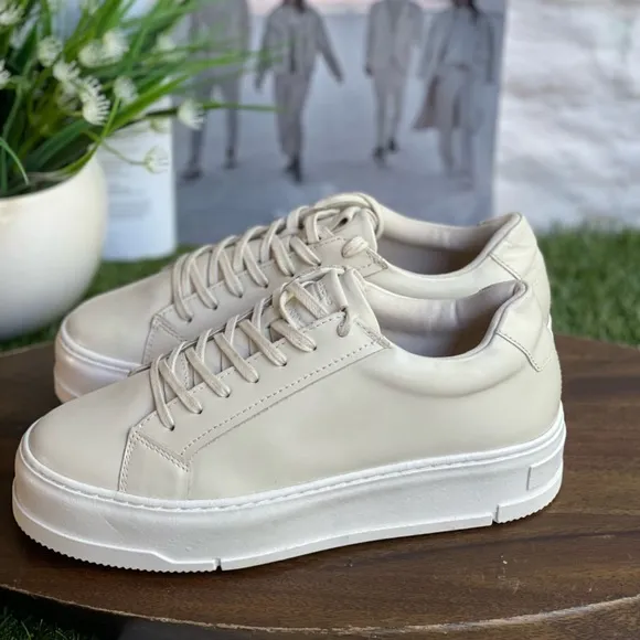 - VAGABOND Judy platform Sneakers cream leather size 37 US 7 women $160