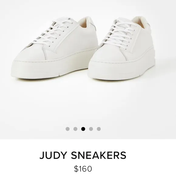 - VAGABOND Judy platform Sneakers cream leather size 37 US 7 women $160