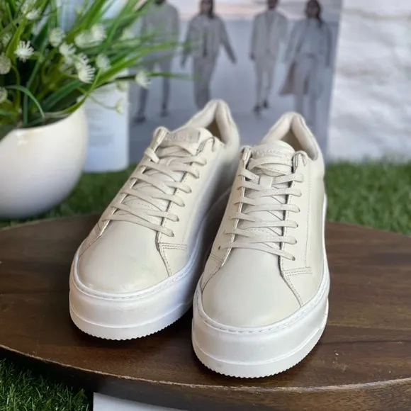 - VAGABOND Judy platform Sneakers cream leather size 37 US 7 women $160