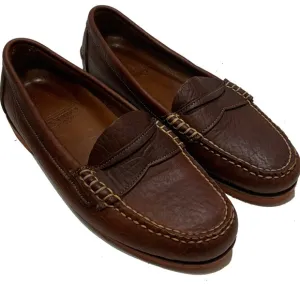 11 / Gokey Bison Penny Loafer Classic Brown Leather Loafers