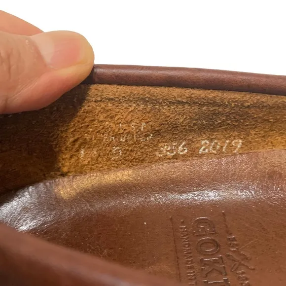 11 / Gokey Bison Penny Loafer Classic Brown Leather Loafers