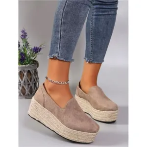 2024 Fall/Winter New Arrivals Women's Platform Loafers,  Rope Sole