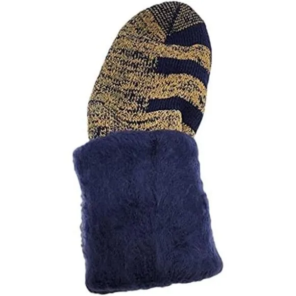 6 Pairs Packs Unisex Thermal Lodge Socks, Heated Winter Non-Skid Boot Socks