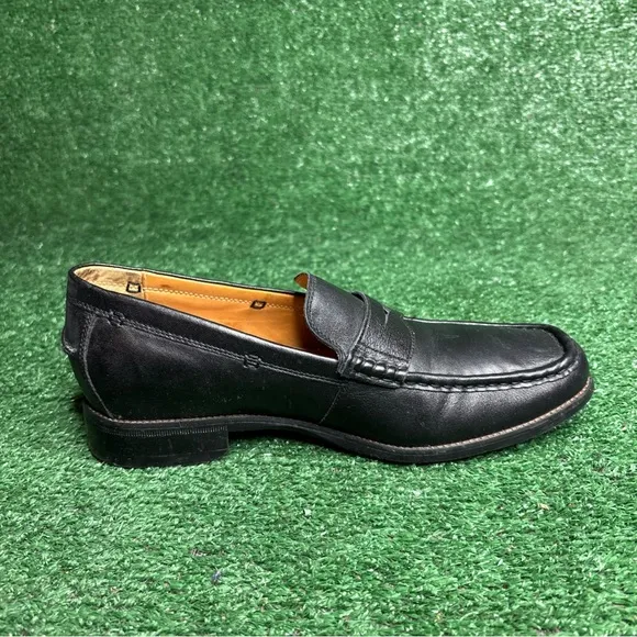 Abeo Bio System Venetian Comfort Shoe Loafers Black Leather Mens 9