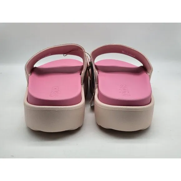 Adidas Adilette Platform Womens Wonder Quartz Pink Slides HP9409 Size 10