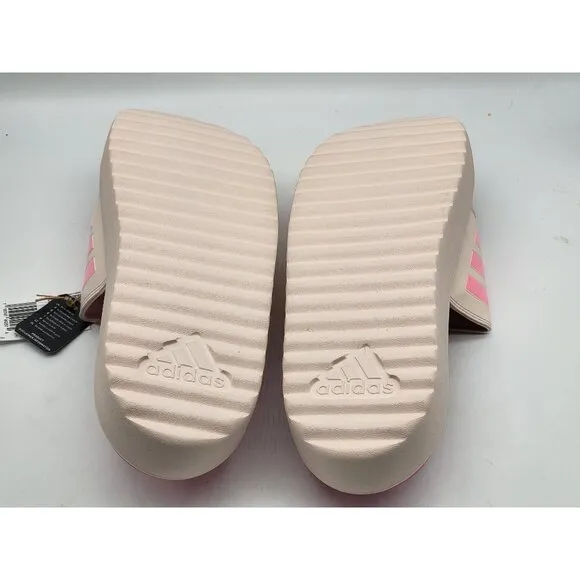 Adidas Adilette Platform Womens Wonder Quartz Pink Slides HP9409 Size 10