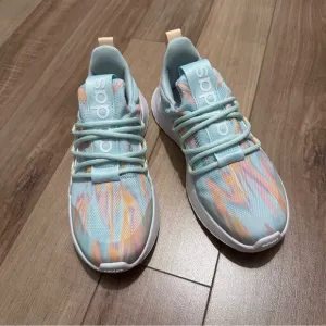 Adidas Blue Orange Lite Racer Adapt 5.0 Kids sneakers