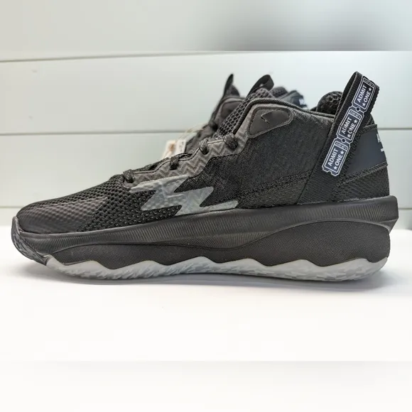 Adidas Dame 8 Admit One Core Black Fashion Casual Running Sneakers sz Men's 8.5