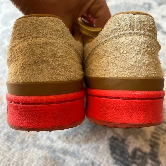 Adidas Forum Low Tan Red Sneakers