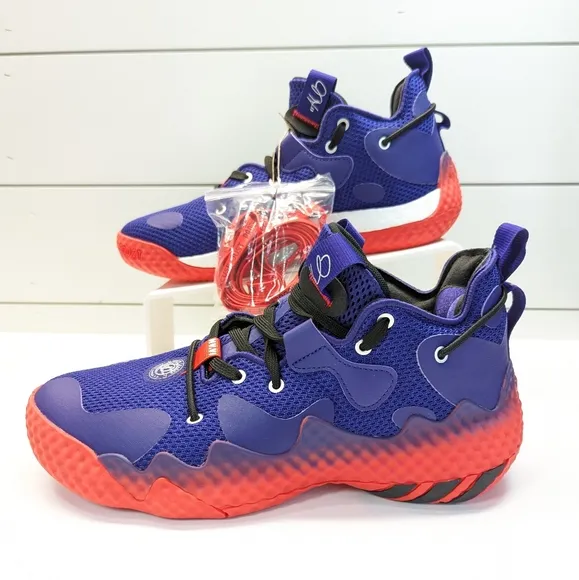 Adidas Harden Vol.6 Drew League HP9510 Purple Casual Fashion Basketball Sneakers