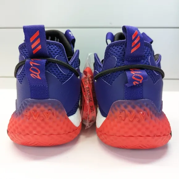 Adidas Harden Vol.6 Drew League HP9510 Purple Casual Fashion Basketball Sneakers