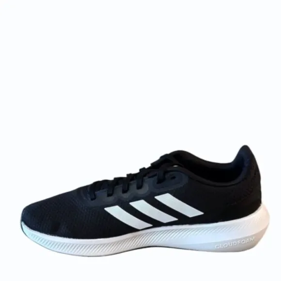 Adidas Mens Runfalcon 3 Black White Running Shoes Sneakers Size 13