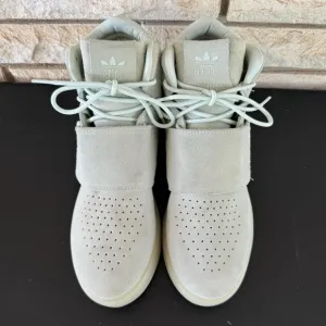 ADIDAS mint suede sneakers retro look tubular invaider strap originals
