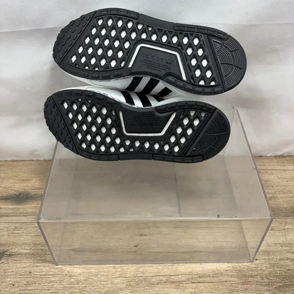 adidas Nmd V3 Mens Fashion Sneakers in White Black - 4