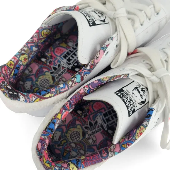 Adidas Originals Stan Smith x Hello Kitty Sneakers Womens Sz 7.5 Limited Edition