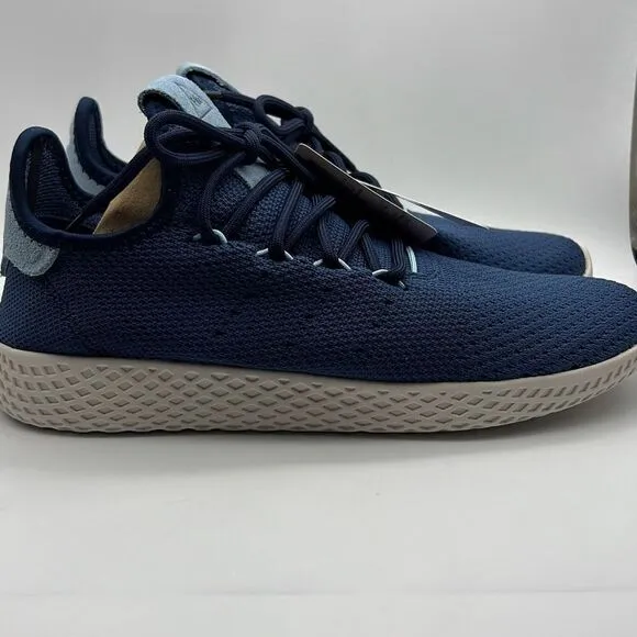 Adidas Originals x Pharrell Williams Hu sneakers in navy and off-white- Men 7- B