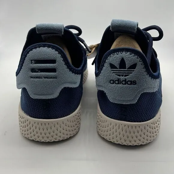Adidas Originals x Pharrell Williams Hu sneakers in navy and off-white- Men 7- B