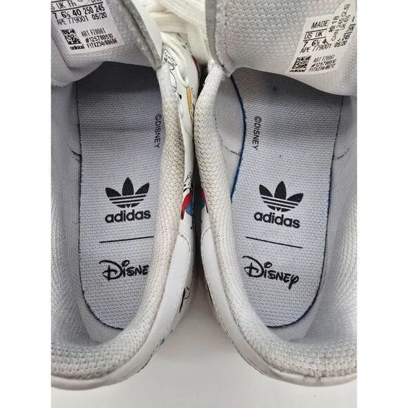 Adidas Stan Smith Goofy Character Sneakers White Size 9