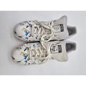 Adidas Stan Smith Goofy Character Sneakers White Size 9