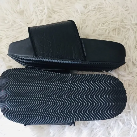 Adidas Y-3 Slide Yohji Yamamoto Platform Leather Slides