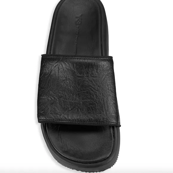 Adidas Y-3 Slide Yohji Yamamoto Platform Leather Slides