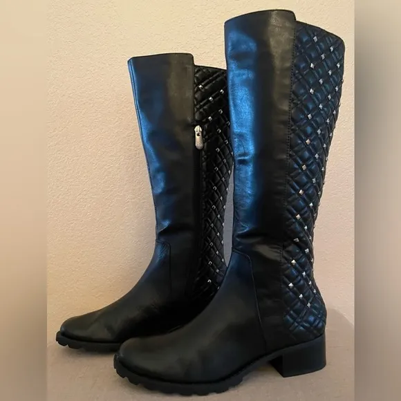 Adrienne Vittadini Leather Boots