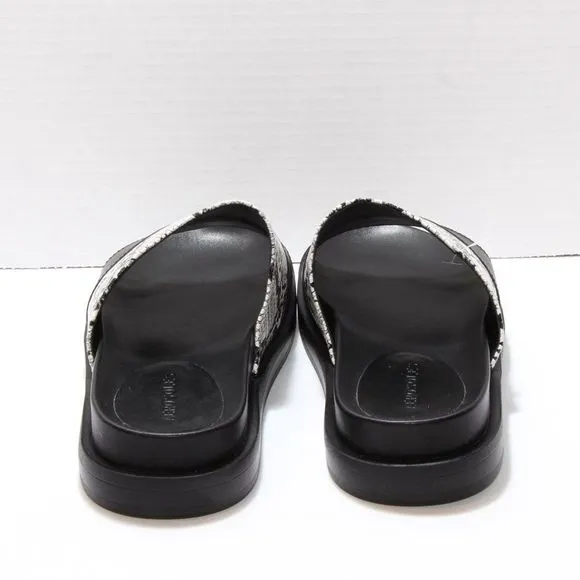 Aerosoles Women's Louie Snake Print Faux Slide Sandals Size 7 NWT