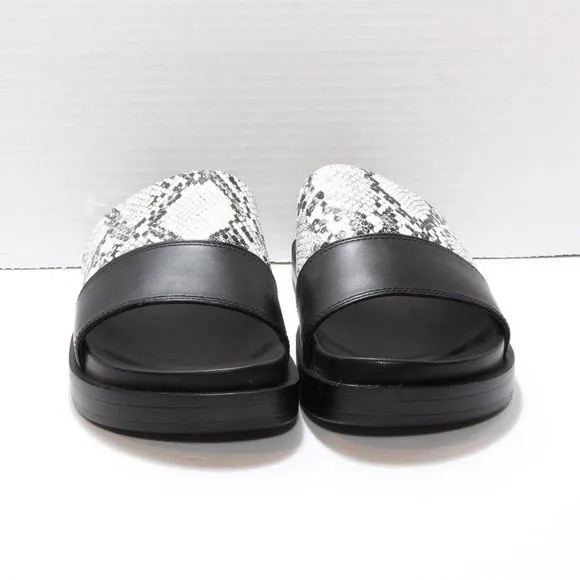Aerosoles Women's Louie Snake Print Faux Slide Sandals Size 7 NWT