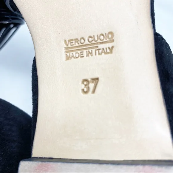 AGL Attilio Giusti Leombruni Black D'Orsay Flats