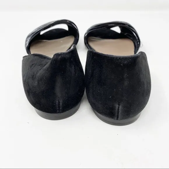 AGL Attilio Giusti Leombruni Black D'Orsay Flats