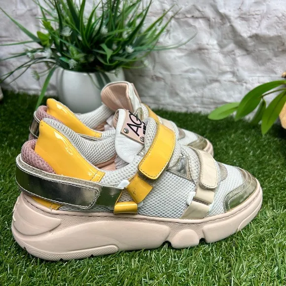 AGL Chunky Platform Patent Leather Velcro size 37/7