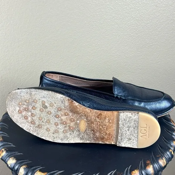 AGL navy blue loafers, size 41