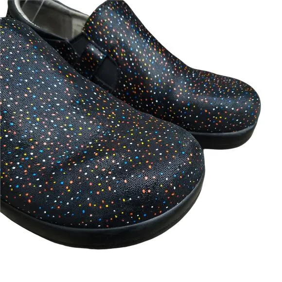 Alegria KAR -763XW Paityn Sprinkles Loafers Slip On Comfort Clogs Sz EU 42