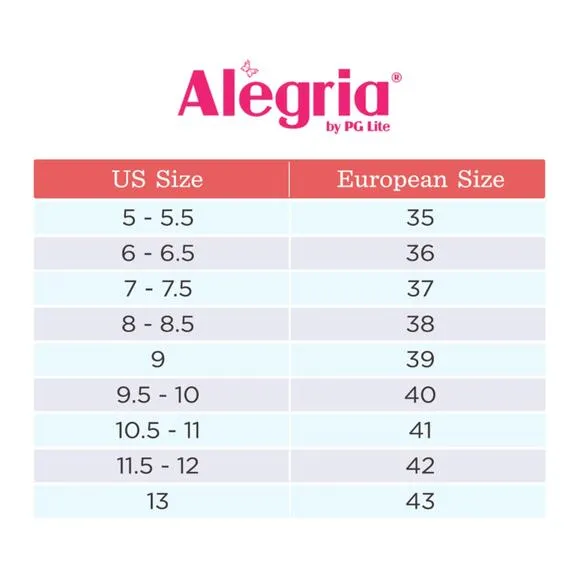 Alegria KAR -763XW Paityn Sprinkles Loafers Slip On Comfort Clogs Sz EU 42