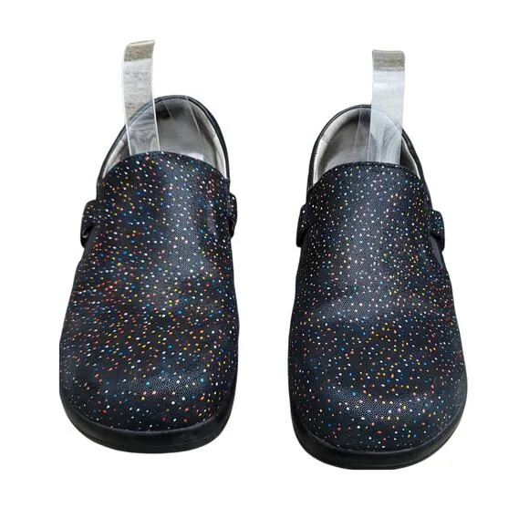 Alegria KAR -763XW Paityn Sprinkles Loafers Slip On Comfort Clogs Sz EU 42