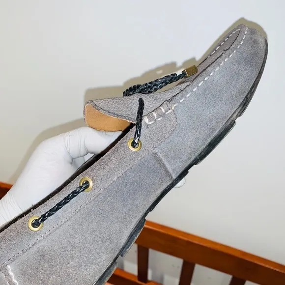 Alfani Cable Suede Grey Loafers.