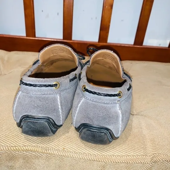 Alfani Cable Suede Grey Loafers.