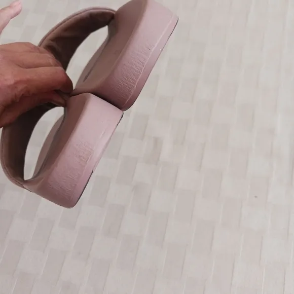 All Saints Karli Taupe Slides Sandals