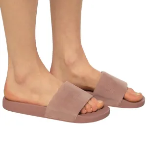 All Saints Karli Taupe Slides Sandals
