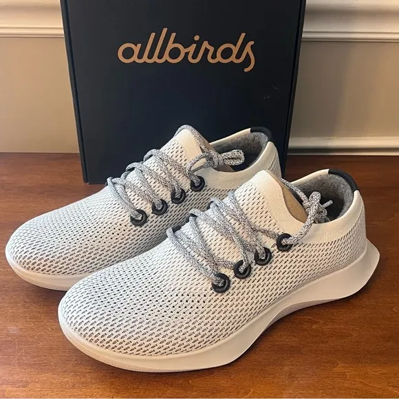 Allbirds Men's Tree Dasher light grey Sneakers Size 12.5 NEW IN BOX