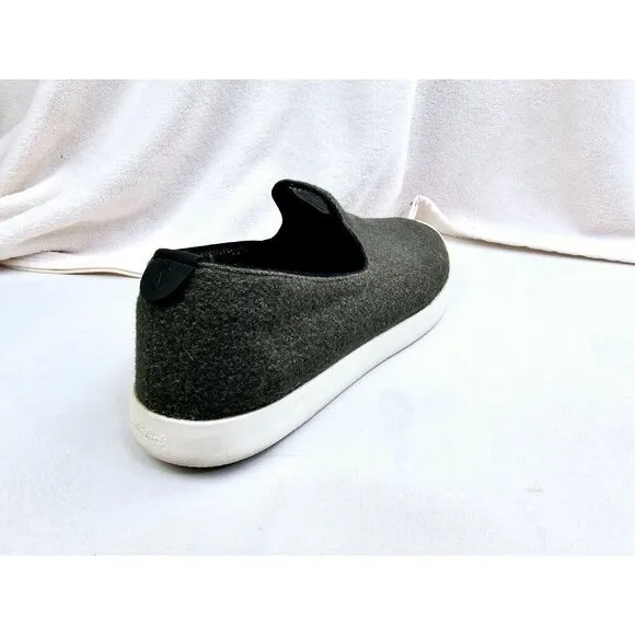Allbirds Size 12 Men's WL Green Wool Loafers/Loungers Slip On Logo Comfort Shoes