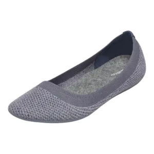 Allbirds Tree Breezers Woven Knit Round Toe Comfy Ballet Flats Seashell Blue 10