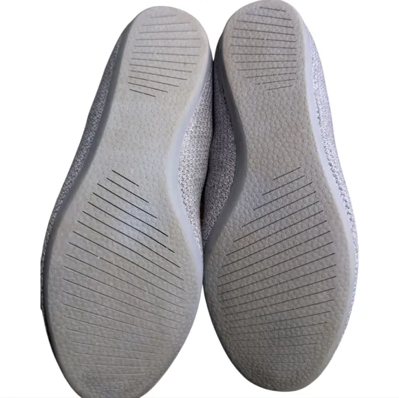 Allbirds Tree Breezers Woven Knit Round Toe Comfy Ballet Flats Seashell Blue 10
