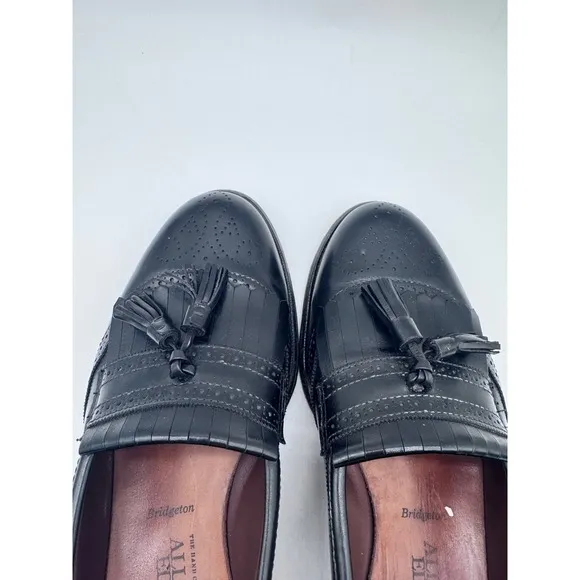 Allen Edmonds Bridgeton Tassel Loafers Leather Dress Shoes Black Size 12